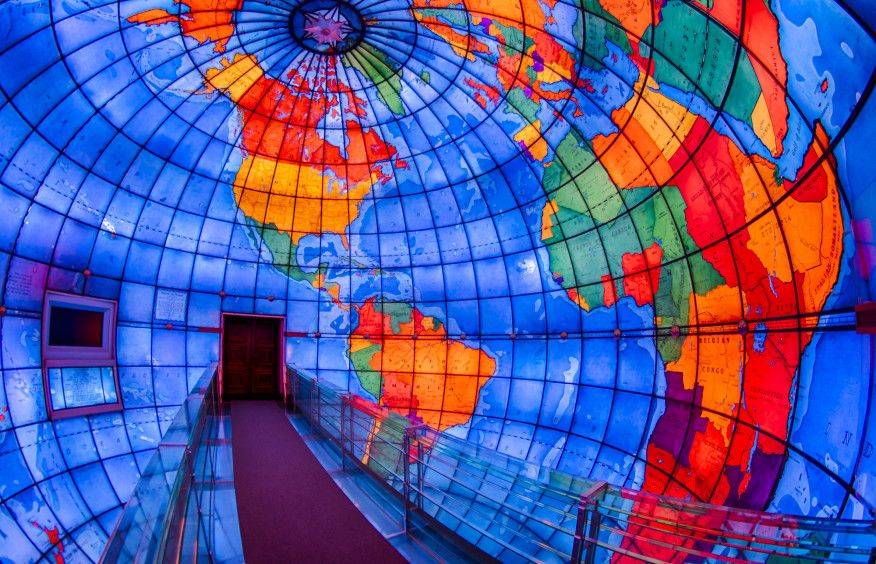 освещение Mapparium освещение Mapparium